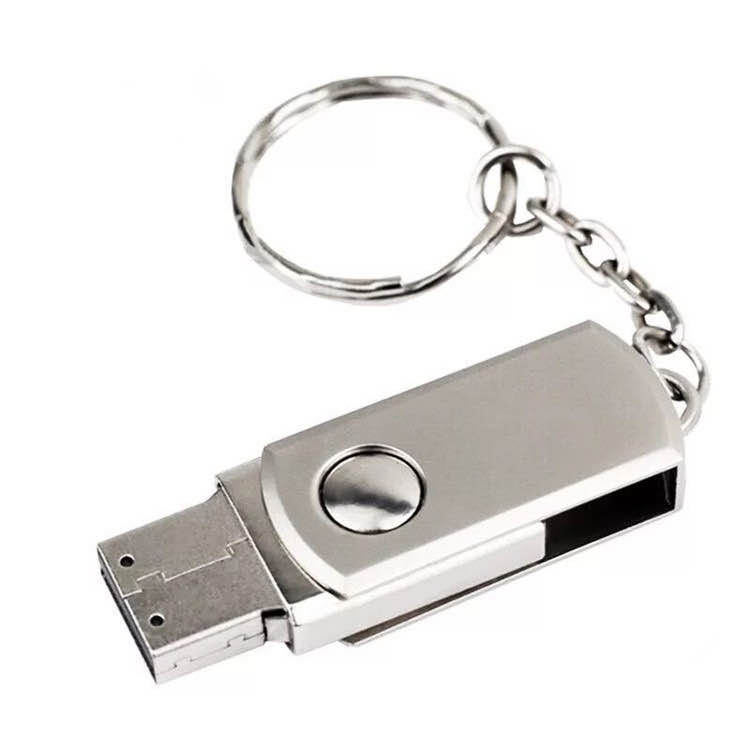 Portable Metal USB Flash Drive U Disk 32GB Flash Drive Mini USB Flash Stick USB Memory Stick Flash Drive with Keychain