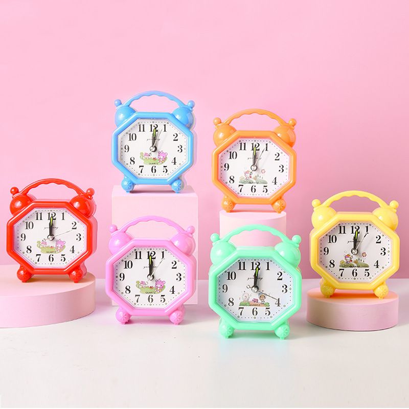 8898 Creative fashion and simple alarm clock, children's color alarm clock, student small clock