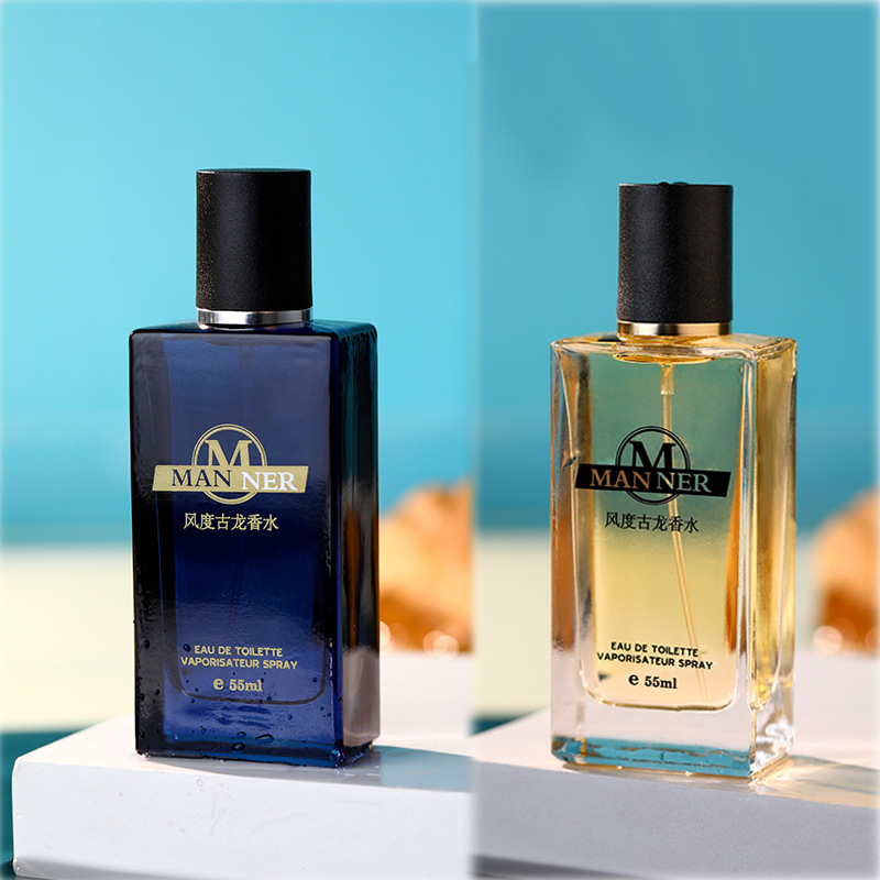 2133-2134 Men's Eau de Toilette, Cologne 55ml Men's Perfume Lasting Light Fragrance Fresh and Elegant Woody Tone