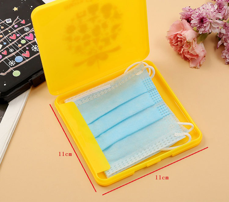 001121 Disposable Mase Case Portable Mask Storage Case mask holder Save mask box Face Mask Container Mask Organizer Box Surgical Mask