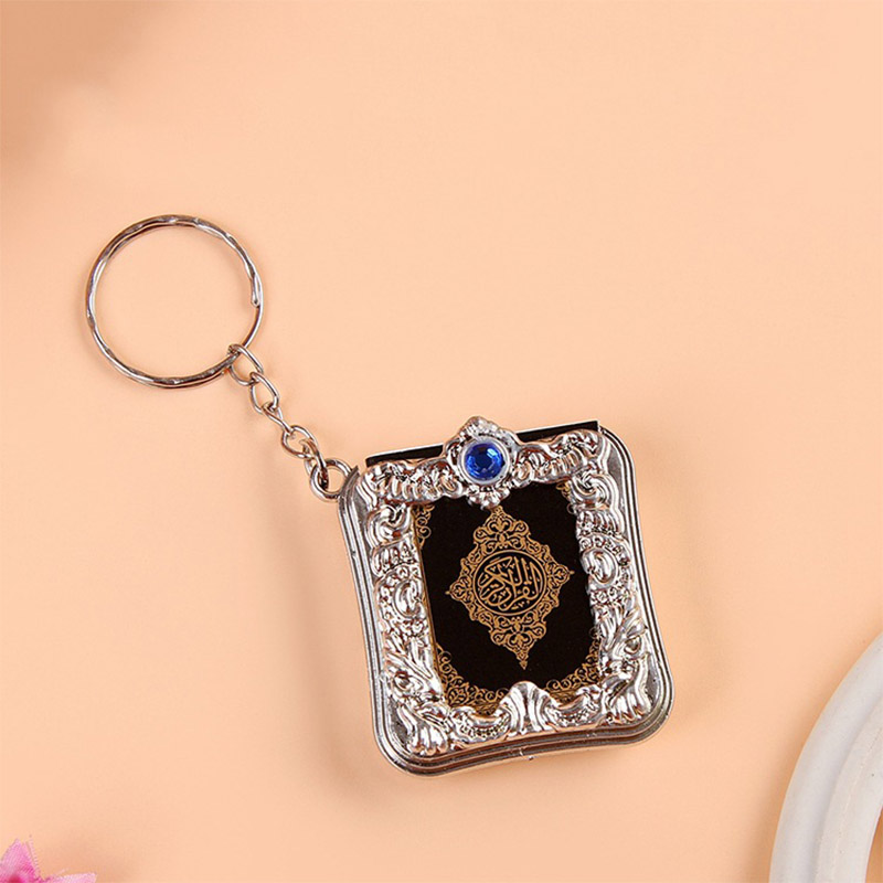 Arabic real Quran Keychain Eid Mubarak mascot Muslim Party Event Memorial gift for Guests