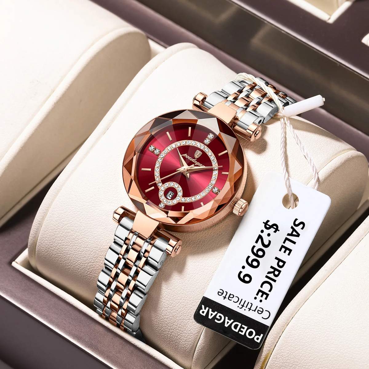 #726 Luxury Watch For Woman High-Quality Diamond Ladies Quartz Watch Waterproof Date Stainless Steel Women Watches