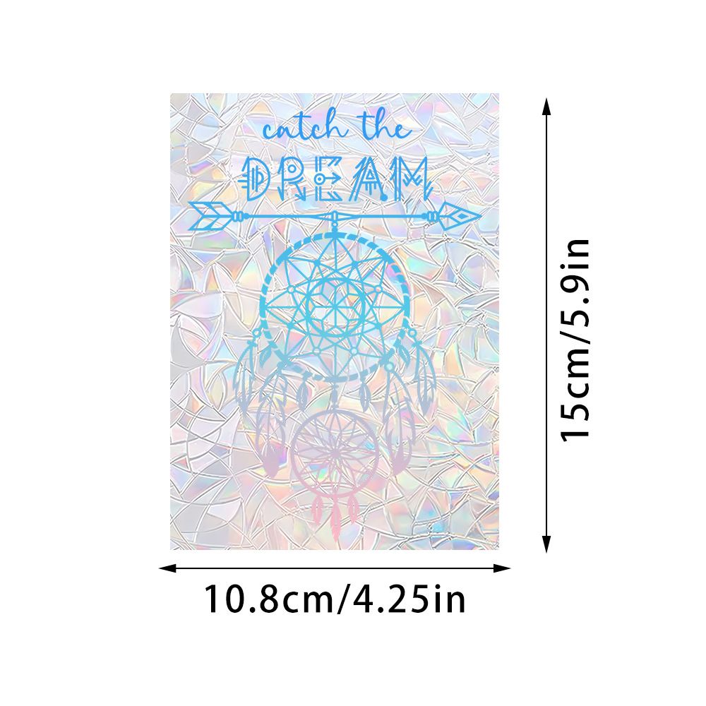 Amazon New Plant, Flower, Animal and Sunlight Catcher Static Glass Sticker - Bird - proof Glass Sticker