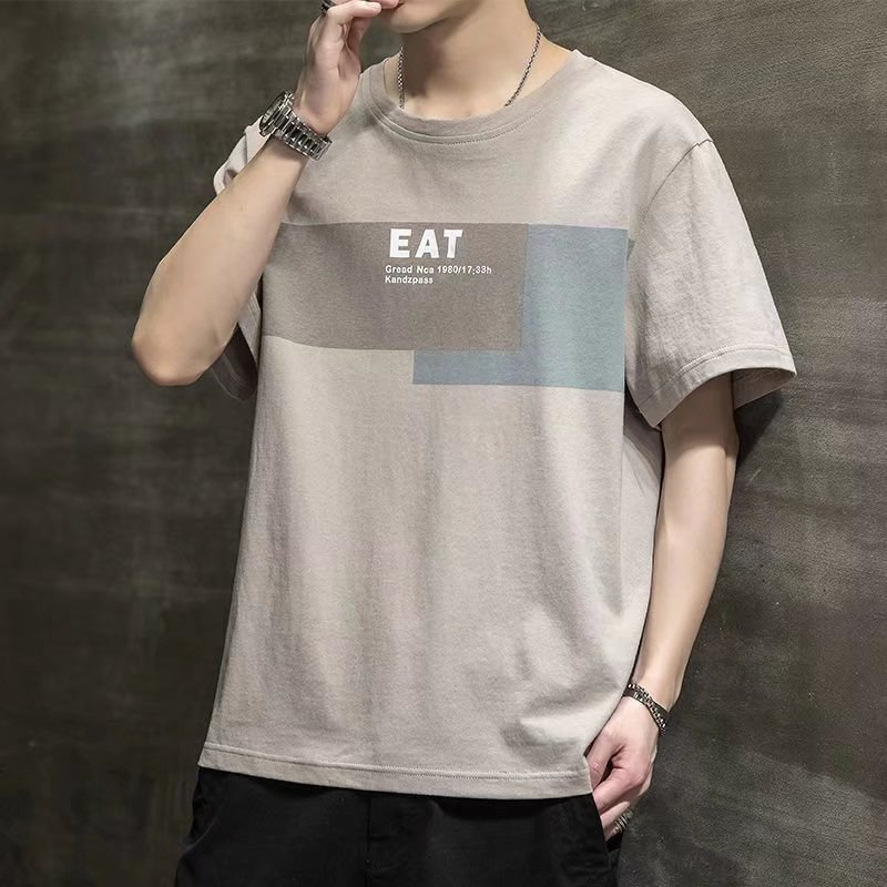 825 Men's Loose Casual Half-sleeve T-shirt Top