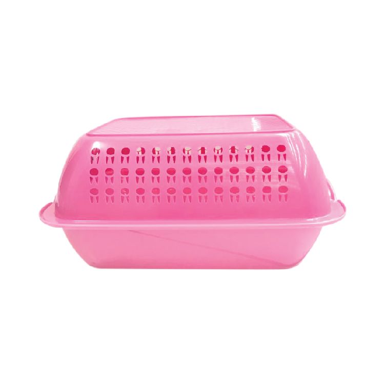 Plastic Vented Fruit Vegetable Basket Food Grade Plastic Stackable agriculture basket