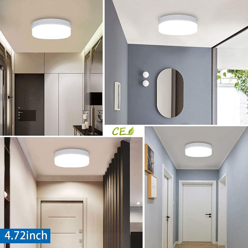 Glory lights 18W 24W 36W Triple Dimmable LED Surface Mount Panel Light, LED Ceiling Light Closet Ceiling Fixture for Laundry Room, Hallway, Bedroom, Basement, Kitchen Modern Round Lighting Fixture