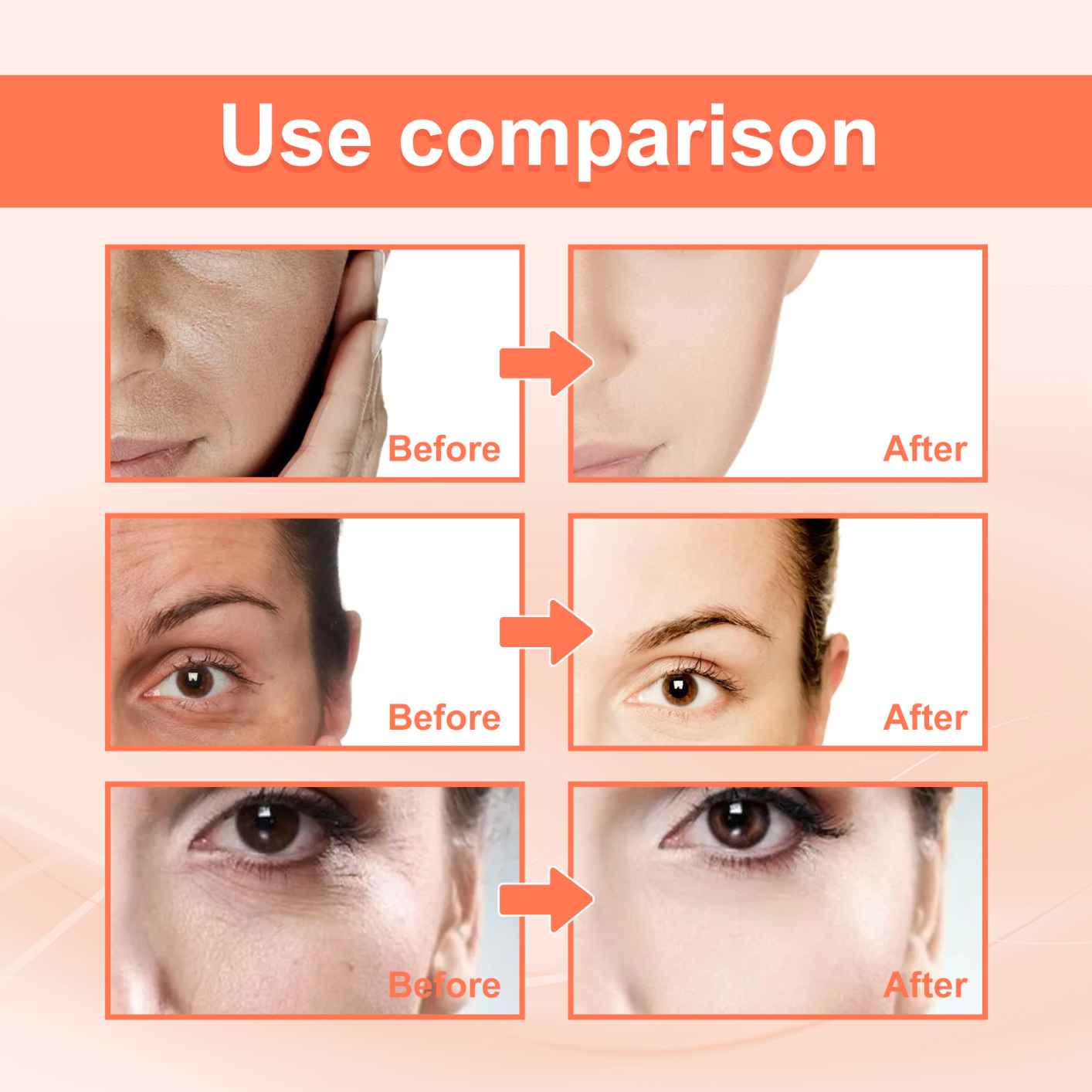 Deep Anti Wrinkle Serum Rose Oil VC Anti-Aging Essence Improve Fine Lines Lifting Shrink Pores Moisturize Face Skin Care