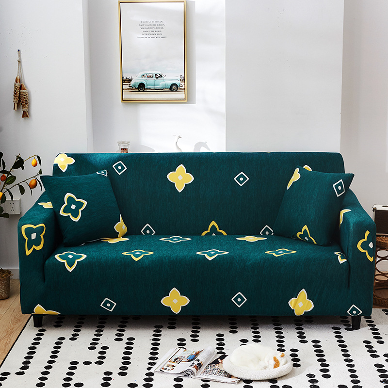 Elastic Four-seat Sofa Cover All-inclusive Cover Four Seasons Universal Combination Living Room Sofa Cover Full Cover
