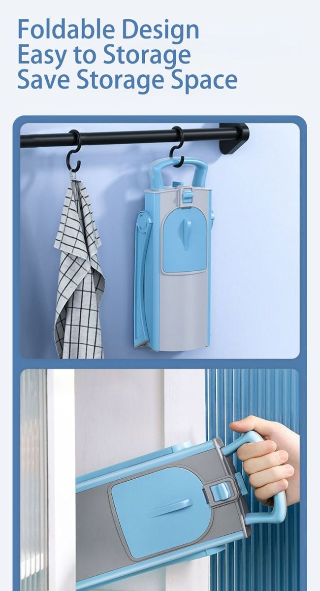 ONCE FOR ALL Upgrade Safe Mandoline Slicer Plus, Biger Size, Adjustable Vegetable Food Chopper Potato Fries Cutter, Detachable Blade, Kitchen Chopping Artifact, Gift (SkyBlue)