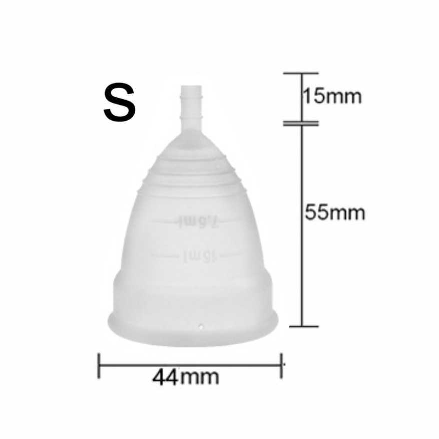Menstrual Cup Silicone Women's Menstrual Cup Aunt Menstrual Cup Girls' Private Parts Menstrual Period Supplies Sanitary Napkins