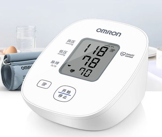 OMRON Silver Blood Pressure Monitor, Upper Arm Cuff, Digital Bluetooth Blood Pressure Machine, Stores Up to 80 Readings, Upper Arm Cuff, Digital Bluetooth Blood Pressure Machine