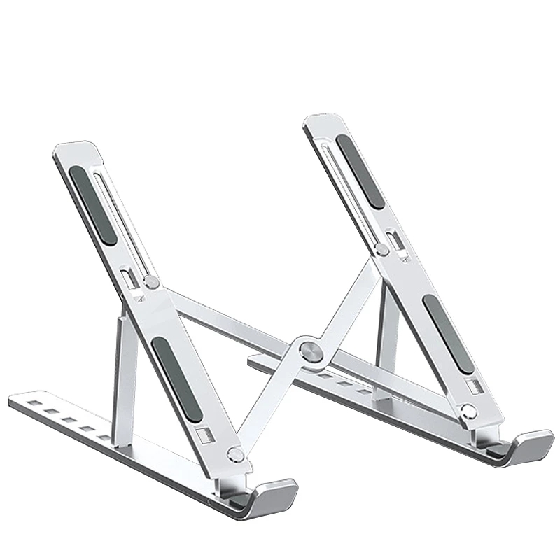 Portable Laptop Stand Aluminium Foldable Notebook Support Laptop Base Macbook Pro Holder Adjustable Bracket Computer Accessories