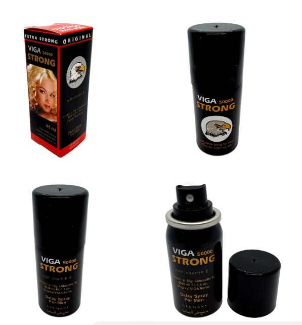 Viga Extra Strong 45ml Long Time Spray Delay Cream for Men with Vitamin E