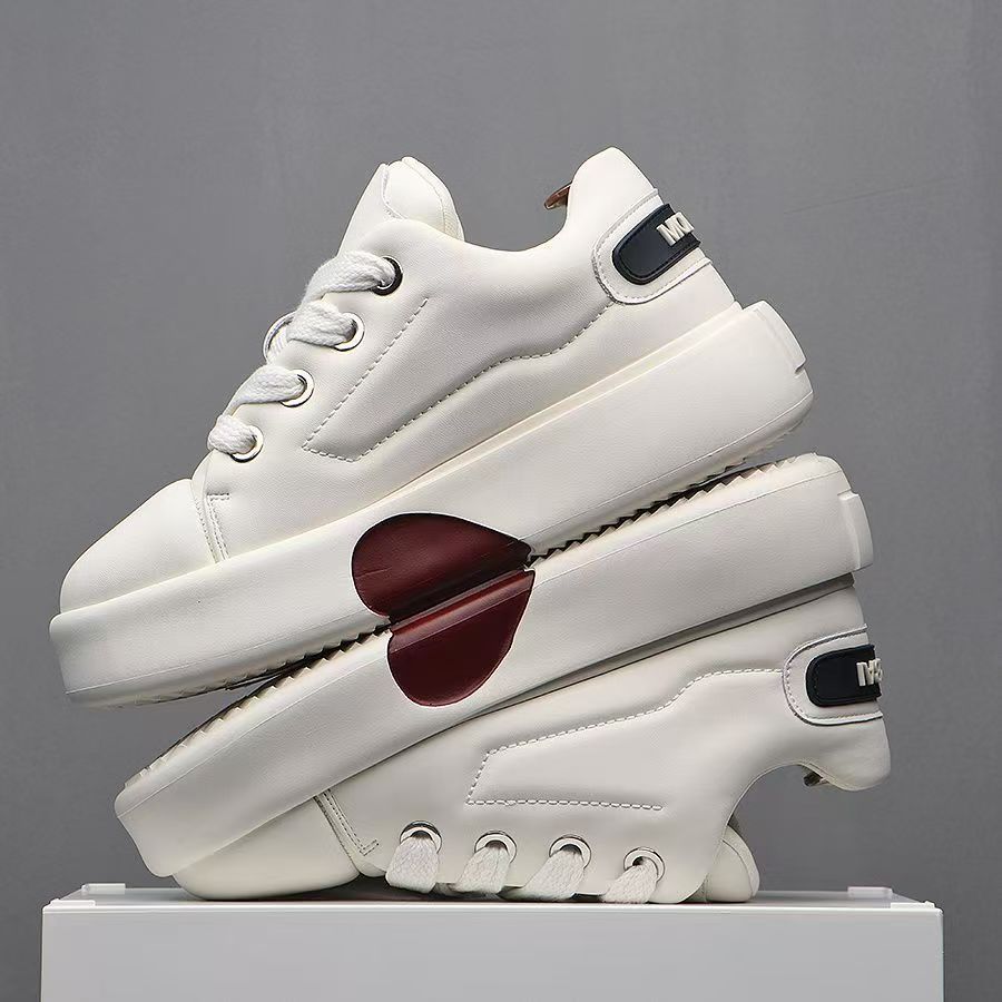 Board shoes fashion shoes casual men's thick sole fashion shoes sports small white shoes men's shoes