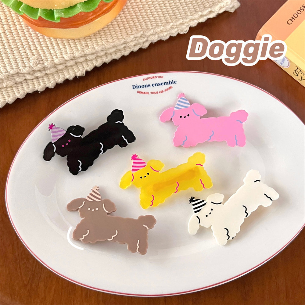 FJ1264 Women Cute Cartoon Puppy Hairpin Hair Accessories