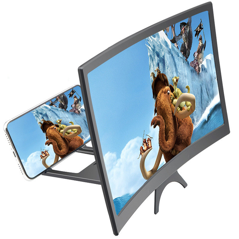 L6 Curved phone screen Amplifier 12 "Curved phone screen magnifier ultra clear