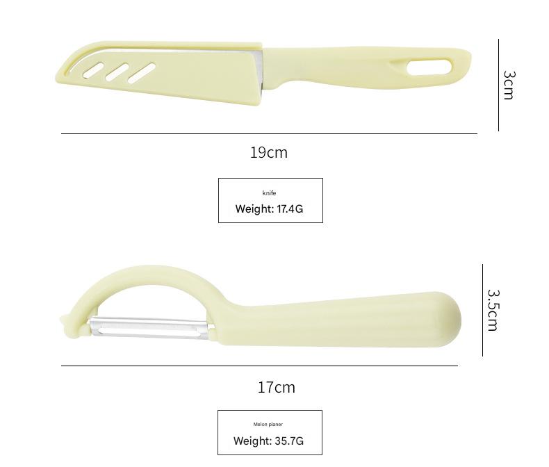 Paring knife kitchen fruit knife melon planer two-piece set cooking
