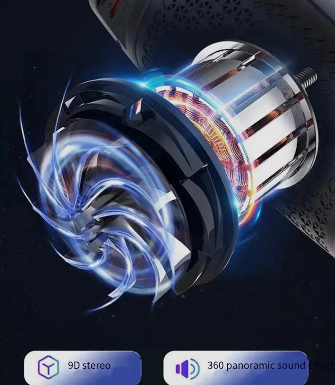 MusicMan Portable Bluetooth Speaker with RGB Disco Lights, In-car stereo system FM Radio, USB and MicroSD Playback,1500mAh Battery, Built-in Microphone & AUX Input - Wireless Party Speaker  