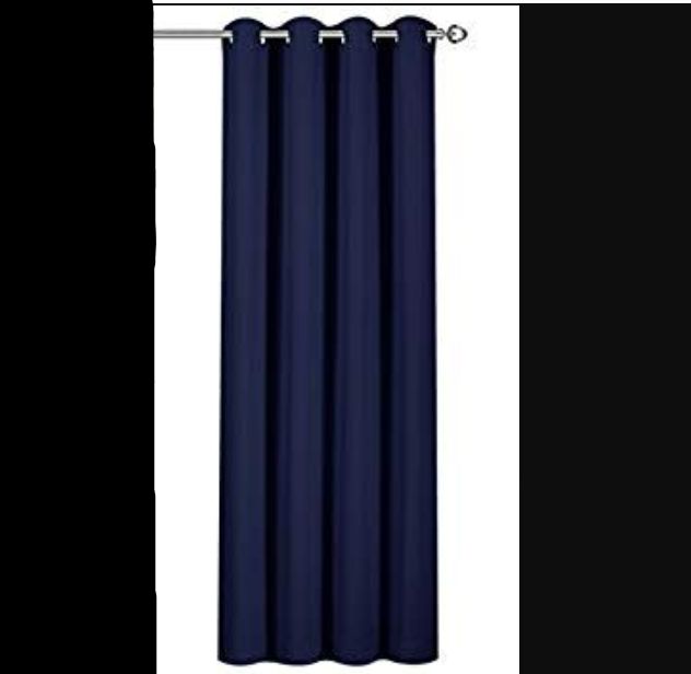 Room Blackout Single Curtain Professional Gradient Pattern Color Blackout Window Curtains Window Drapes Curtains Panels for Bedroom 1 Panel, 52 inch x 84 inch, Wave Line Design Curtains for Patio Sliding Door(SINGLE)