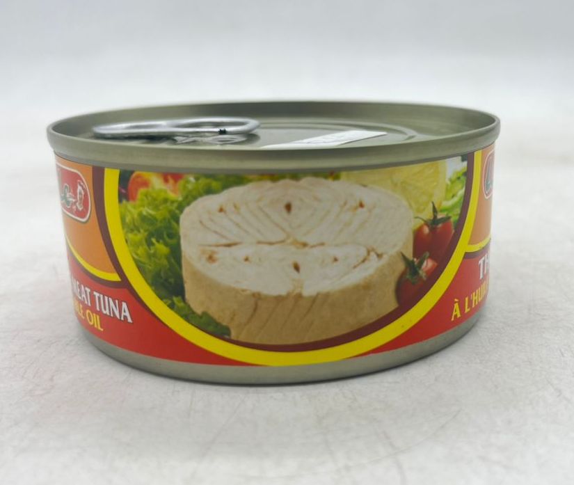 LELE TUNA TONGOL WHITE MEAT TUNA VEGETABLE OIL 160G