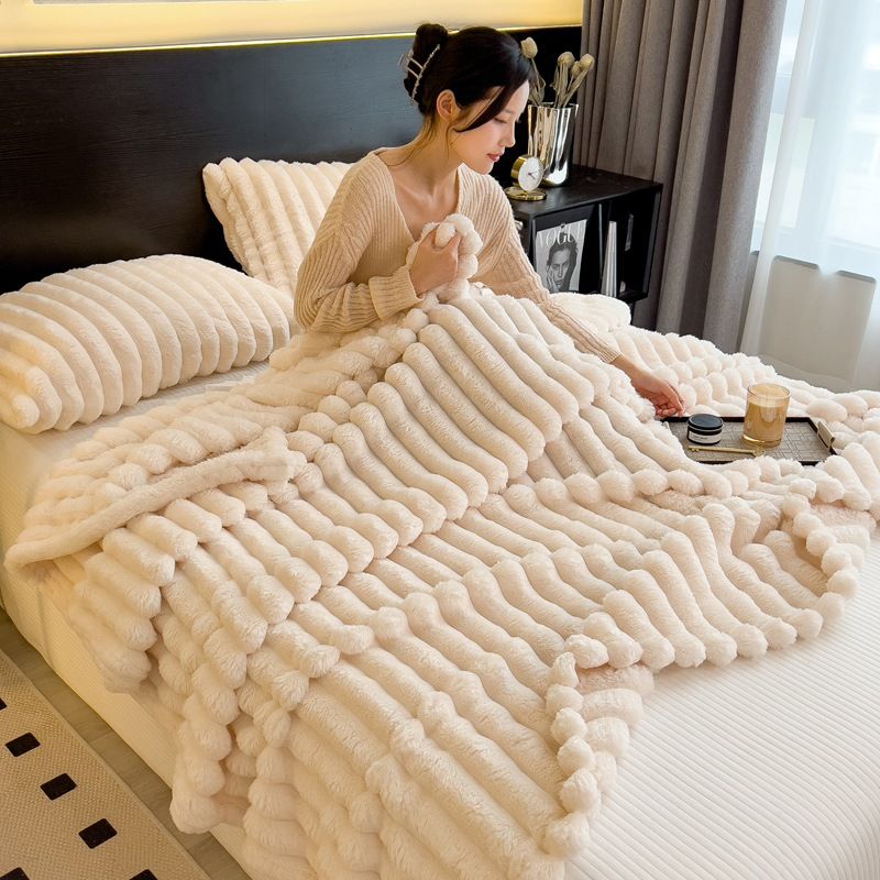 100*150cm,120*200cm,180*200cm,200*230cm Plush blanket, thickened flannel cover blanket CRRSHOP carpet free shipping