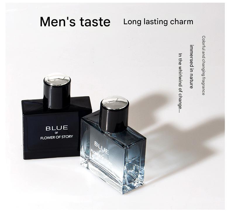Flower Story Azure Men's Perfume - Long-Lasting Light Fragrance Ocean Note Cologne