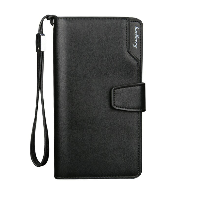 171B Men's Casual Multifunctional Business Long Zipper Wallet