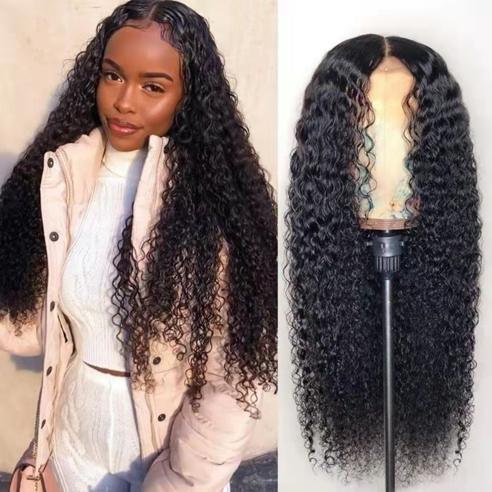 Cozy Cottage Black Lace Front Wigs Long Curly Synthetic Wig 70cm, 150% Density Suitable for Women and Girls, Suitable All Kinds of Parties, Halloween For Black Women 