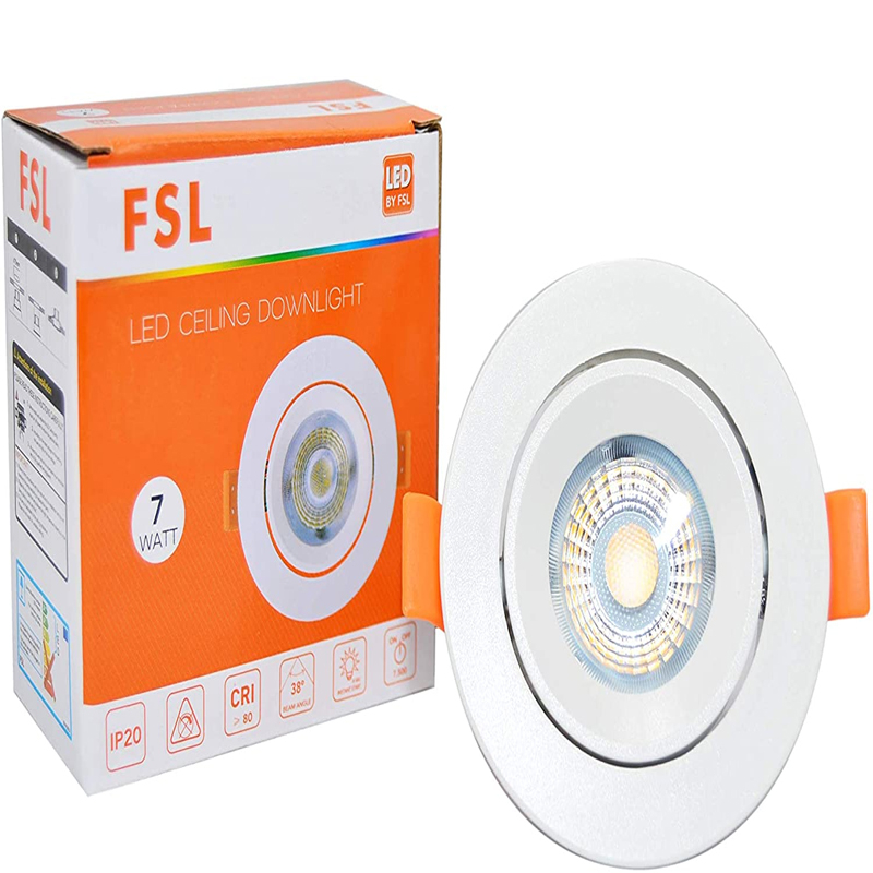 FSL LED Ceiling Downlight 7W Warm White