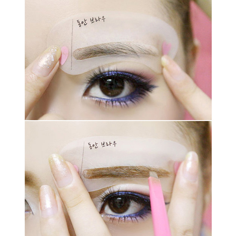 Eyebrow Stencils Eyebrow Class Card Makeup Tools 3PCS/Set New Fashion Women Magic Shaping Eye Brow Class Drawing Guide Eyebrow Stencil Card Template Assistant Makeup Tool Kit