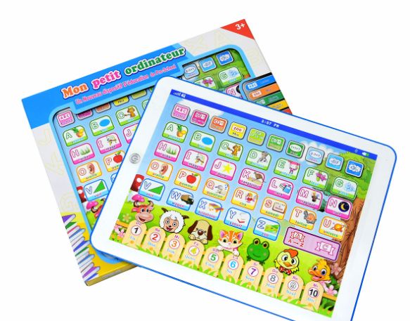 French English Spanish Arabic Talking Learning Book for Kids 2 3 4 5 6 Years Old, Learn French Interactive Audio Sound Books for Toddlers, Francais Educational Electronic Toys, Bilingual Musical Toy New French English finger-pointing reading children's smart learning toy voice calligraphy e-bookSmart pad French English Arabi