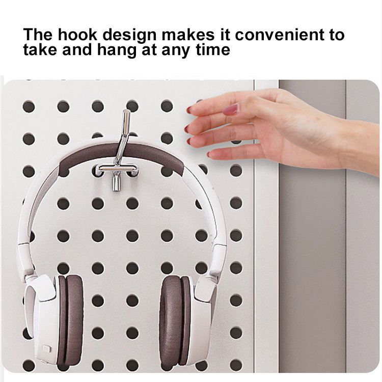 Metal Pegboard Panels for Wall Garage Utility Tools Pegboard Storage System for Workbench, Shop, Modular Peg Board Organizer Board Kit