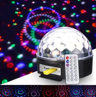 USB Support MP3 LED Stage Light Magic Ball Lighting Lamp for Disco Ktv Pub Home Party Decoration