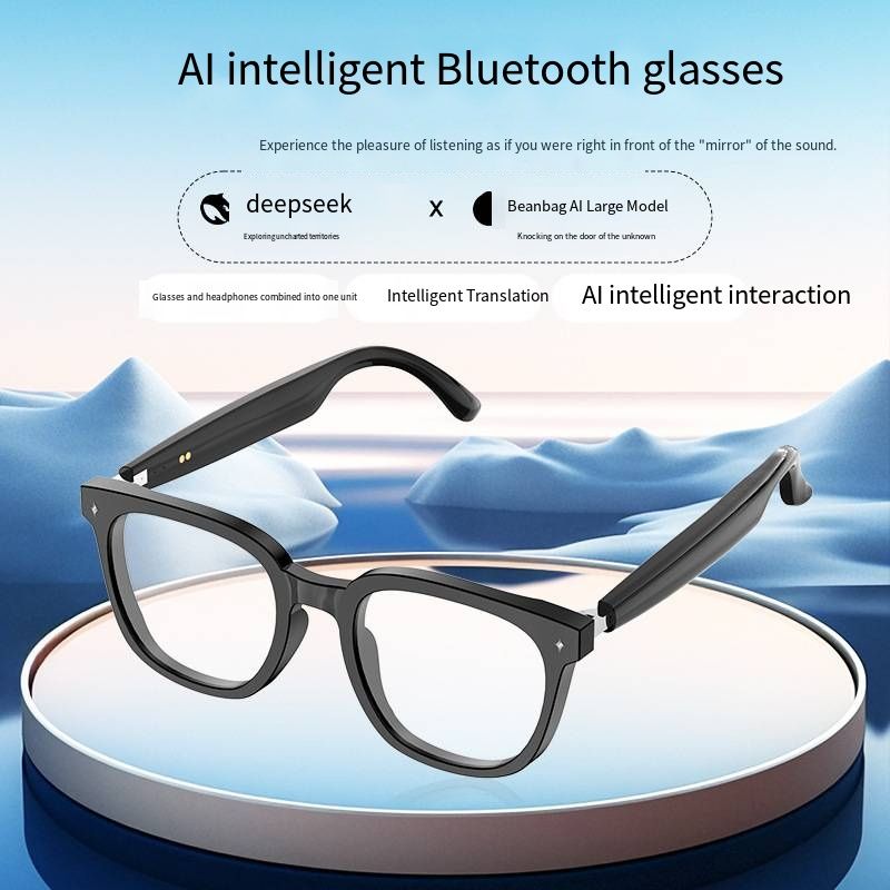 New Smart Bluetooth Sports Sunglasses Wireless Call Music AI Translation Outdoor Wearable Glasses