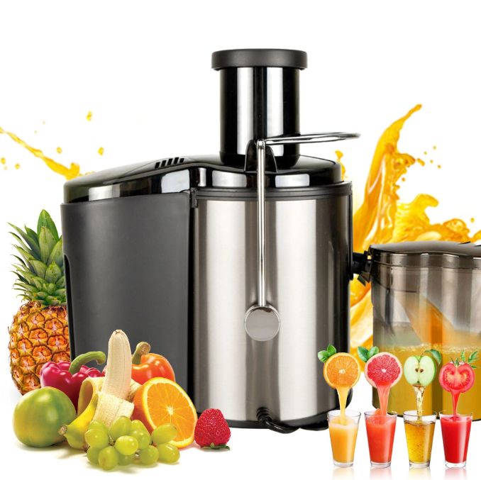 Silver Crest High-Quality Stainless Steel Household 400W Electric Smoothie and Juicer - Model: HG-J05