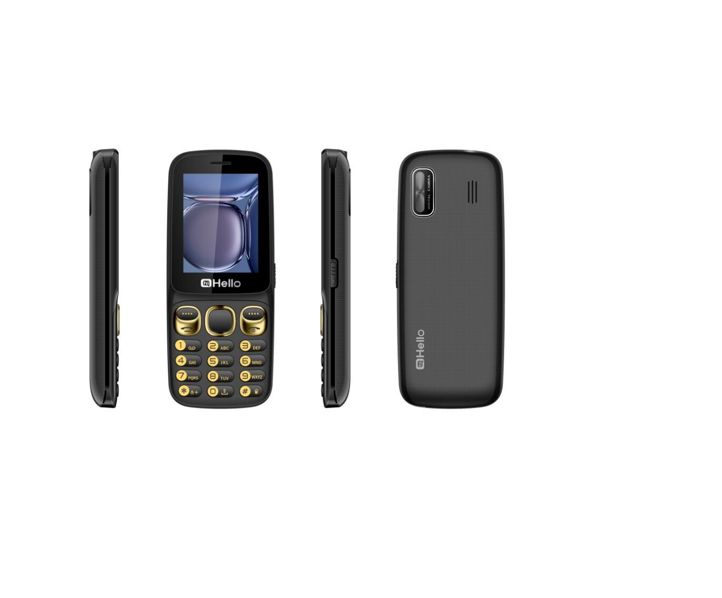 Hi Hello Feature Keypad Phone - Dual SIM Card GSM 1000mAh Battery - Connectivity: Wireless FM, Bluetooth - Model: Hi Power