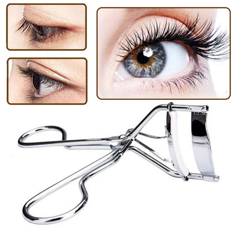 20% OFF 1pc Black/Silver White Curl Eyelash Curler stainless steel eyelash cosmetic makeup eyelash curler curling eyelashes Too