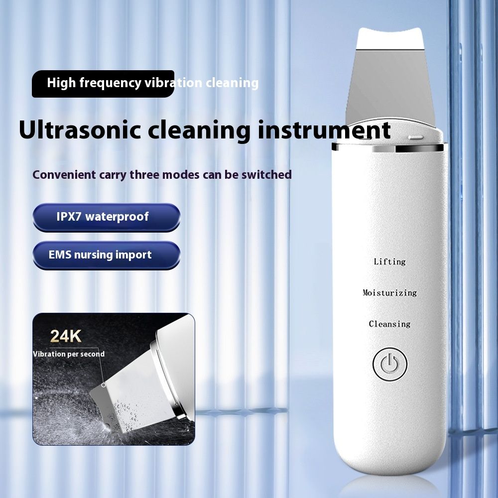New Ultrasonic Peeling Machine Beauty Instrument Face Pore Cleaning Suction Blackhead Shovel Leather Knife