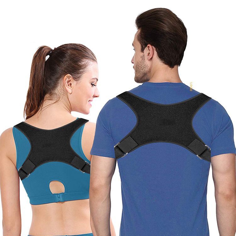 Adjustable Clavicle Posture Corrector, Breathable Back & Shoulder Support for Men & Women, Anti-Slouching Brace with Optional Shoulder Pads
