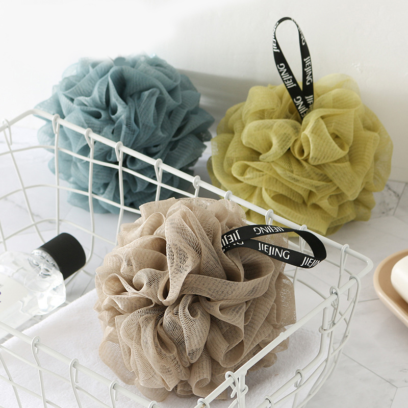 Mesh Pouf Bath Scrunchies Body Wash Puff TospinoMall online shopping