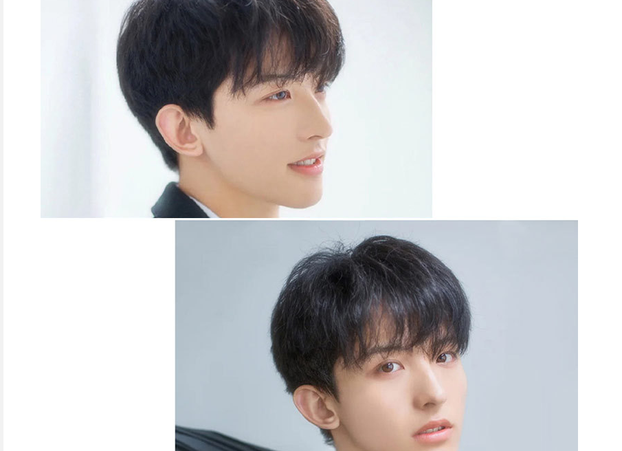 Netflix male wig short hair Korean version of handsome realistic short straight hair men students fluffy natural black full head set TospinoMall online shopping platform in GhanaTospinoMall Ghana onli...