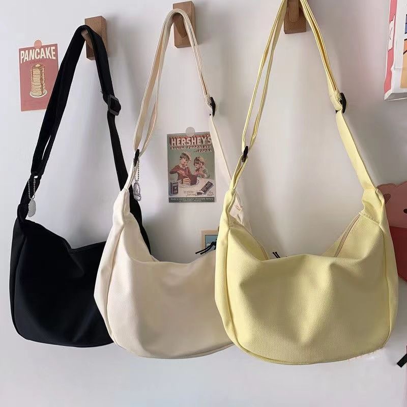 Korean Style Candy Color Women Crossbody Bag Fashion Minimalist Versatile Daily Trendy Casual Shoulder Bag
