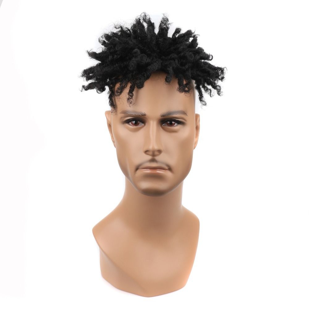 TopKiss Fashionable Low-Temperature Fiber Short Hair Wigs for Men - Upgrade Your Hairstyle Today Local