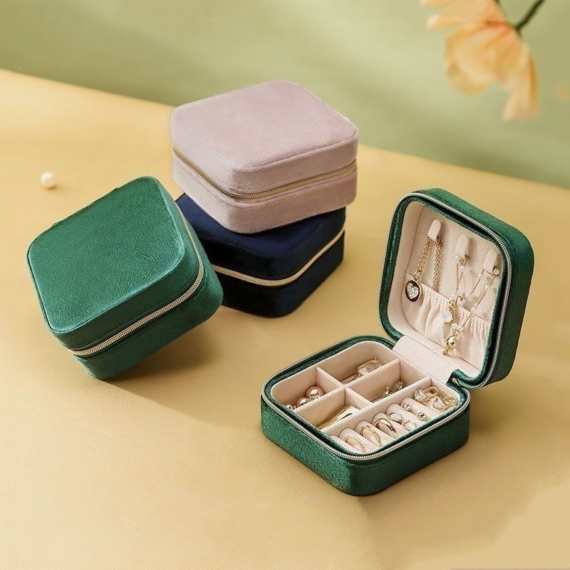 sp01247 Stud Earrings Storage Box Jewelry Box Portable Accessories Large Capacity Multi-purpose Ring Display Rack Necklace Box