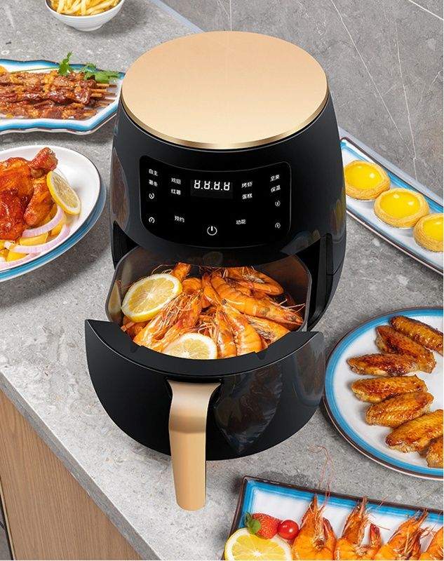 Large Capacity Intelligent Home Air Fryer, French Fry Machine, Multifunctional Electric Fryer, Oven