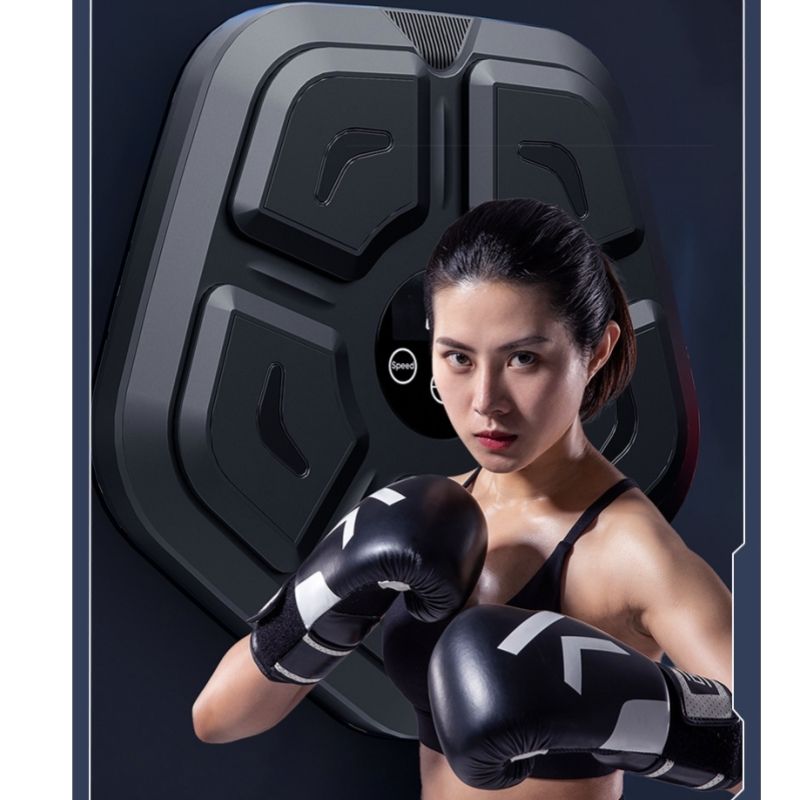 Music boxing target, intelligent Bluetooth boxing trainer, wall target, combat boxing machine, parent-child interactive device CRRSHOP Fitness Equipment free shipping Boxing