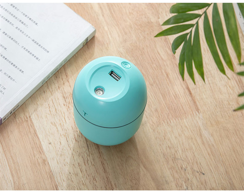 New 220ML Mini Ultrasonic Air Humidifier Aroma Essential Oil Diffuser for Home Car USB Fogger Mist Maker With LED Night Lamp