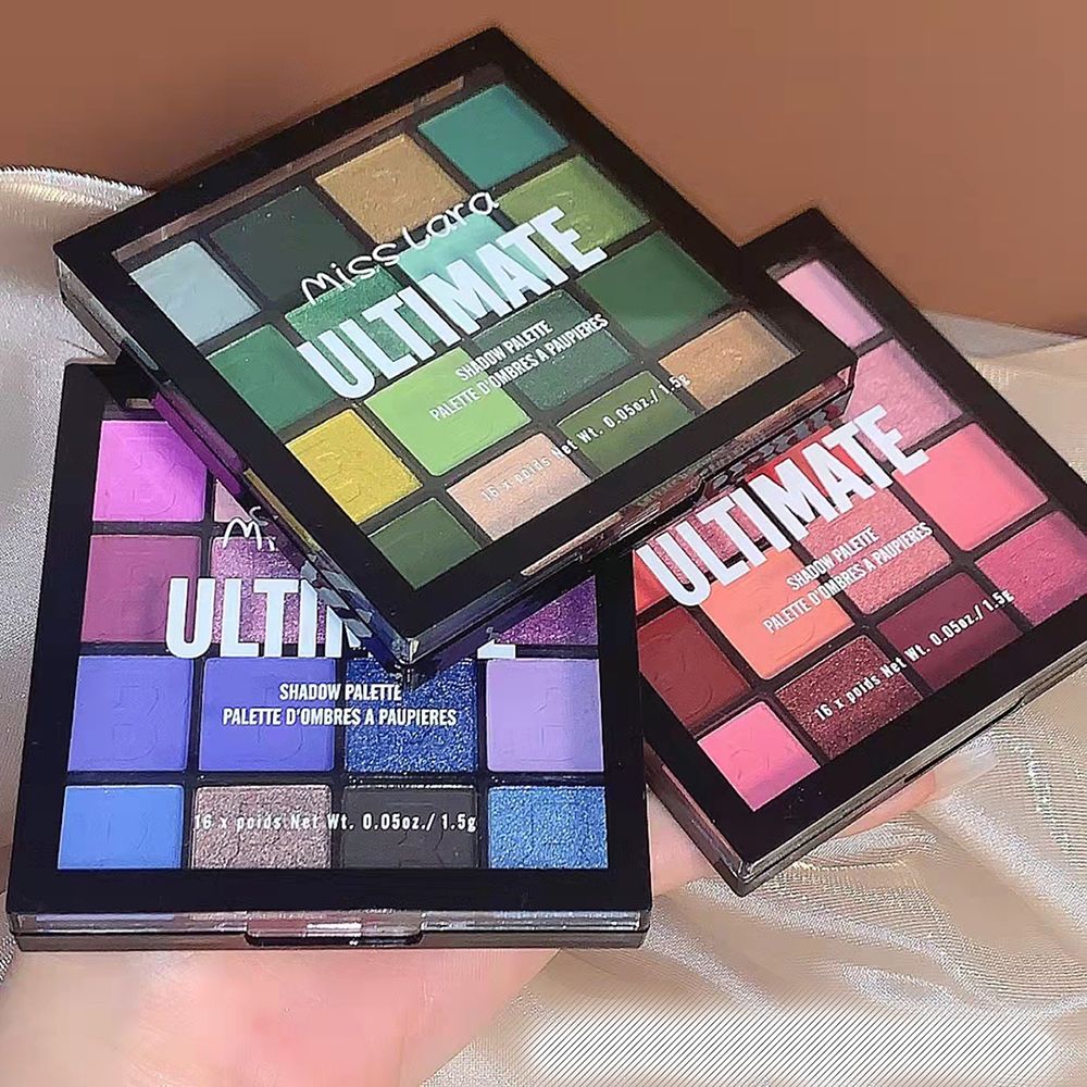 Colorful Eyeshadow Palette Makeup-16 Colors, Matte and Glitter Eyeshadow, Bright Eyeshadow palettes, Blendable, Easy to Build Dramatic Glamour Looks