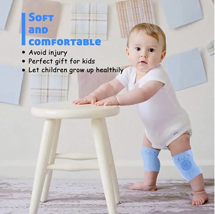 Cotton Anti-slip Crawling Support Protector Knee Pads For Baby Knee Sleeve Brace