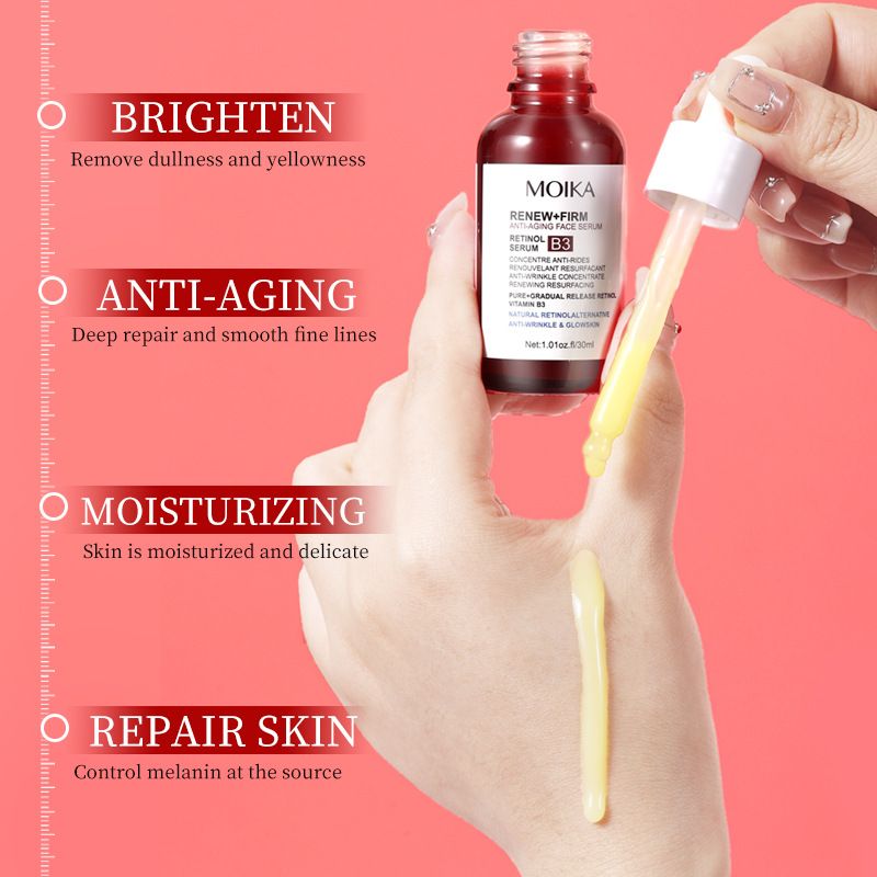 MOIKA Retinol B3 Essence Hydrating, Moisturizing, Locking Water, Anti-wrinkle and Firming